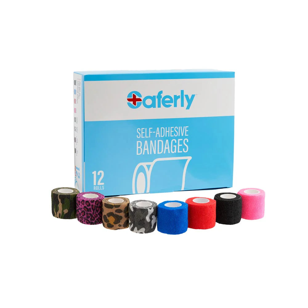 Saferly Sensi Wrap Box of 12 Blue