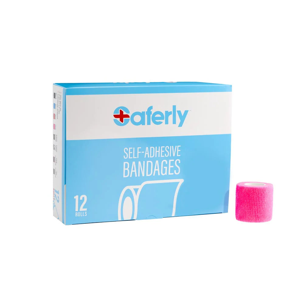 Saferly Sensi Wrap Box of 12 Pink