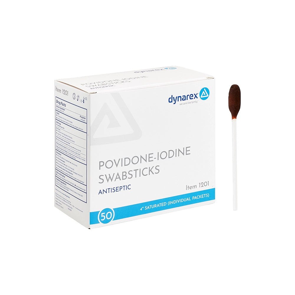 Iodine Swabsticks Box of 50
