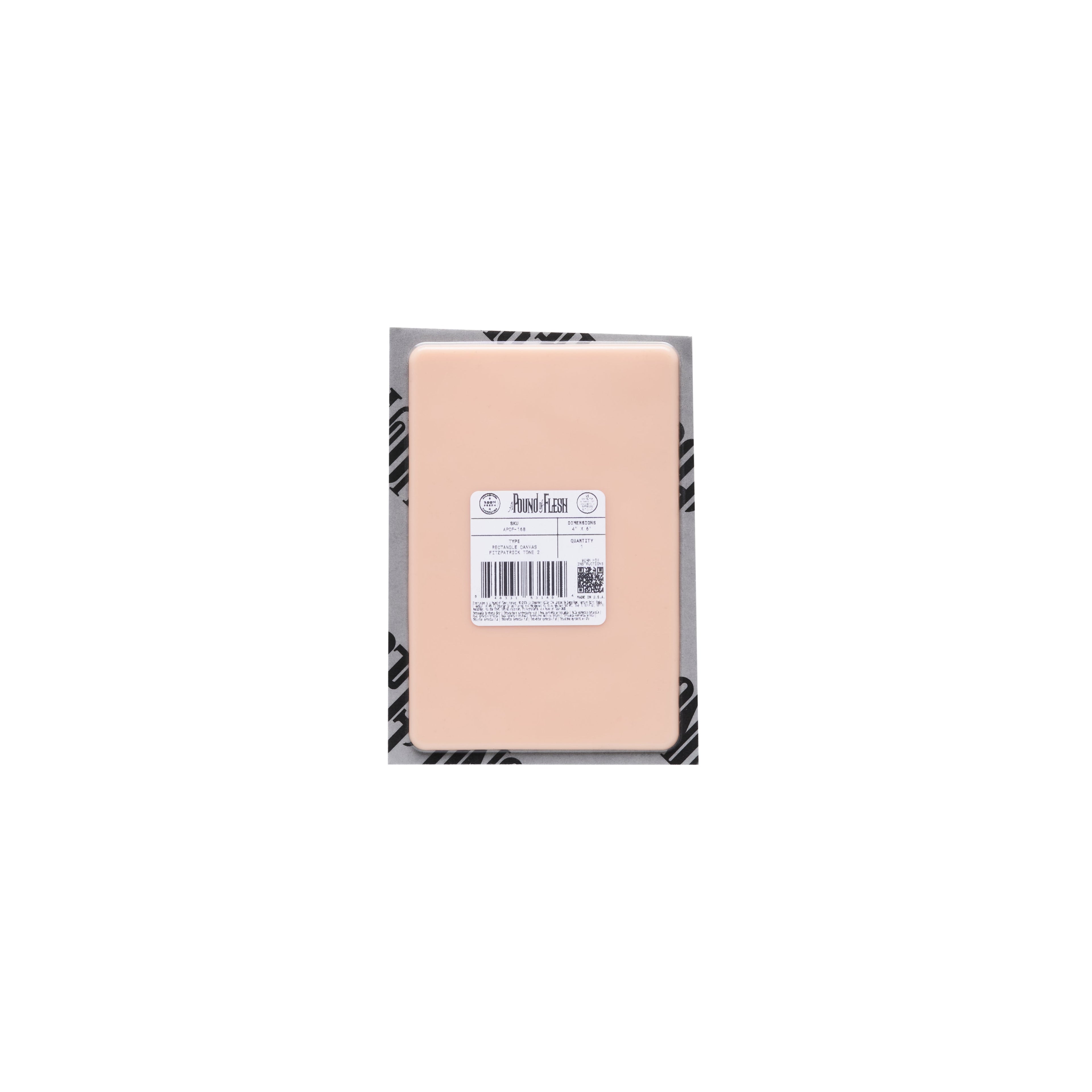 A Pound of Flesh Flat Canvas — 6" x 8"