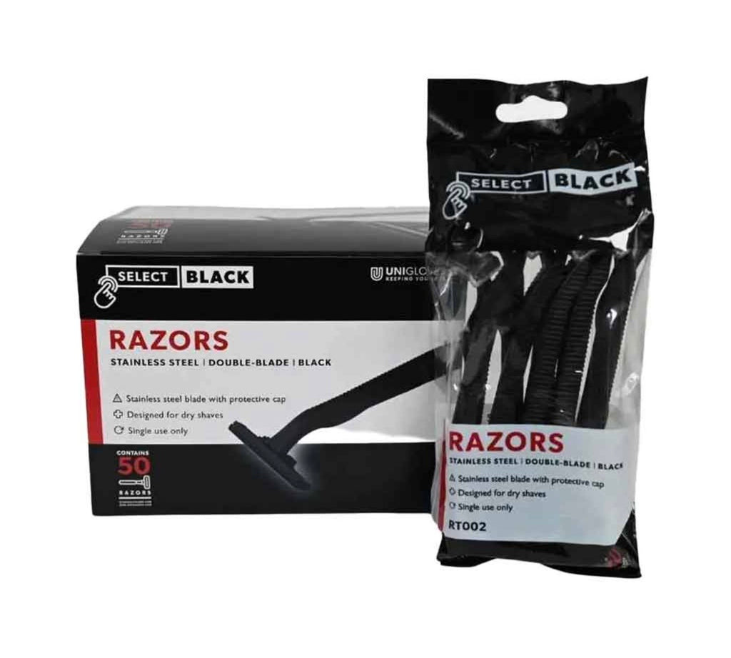 Select Black Razors Box of 50