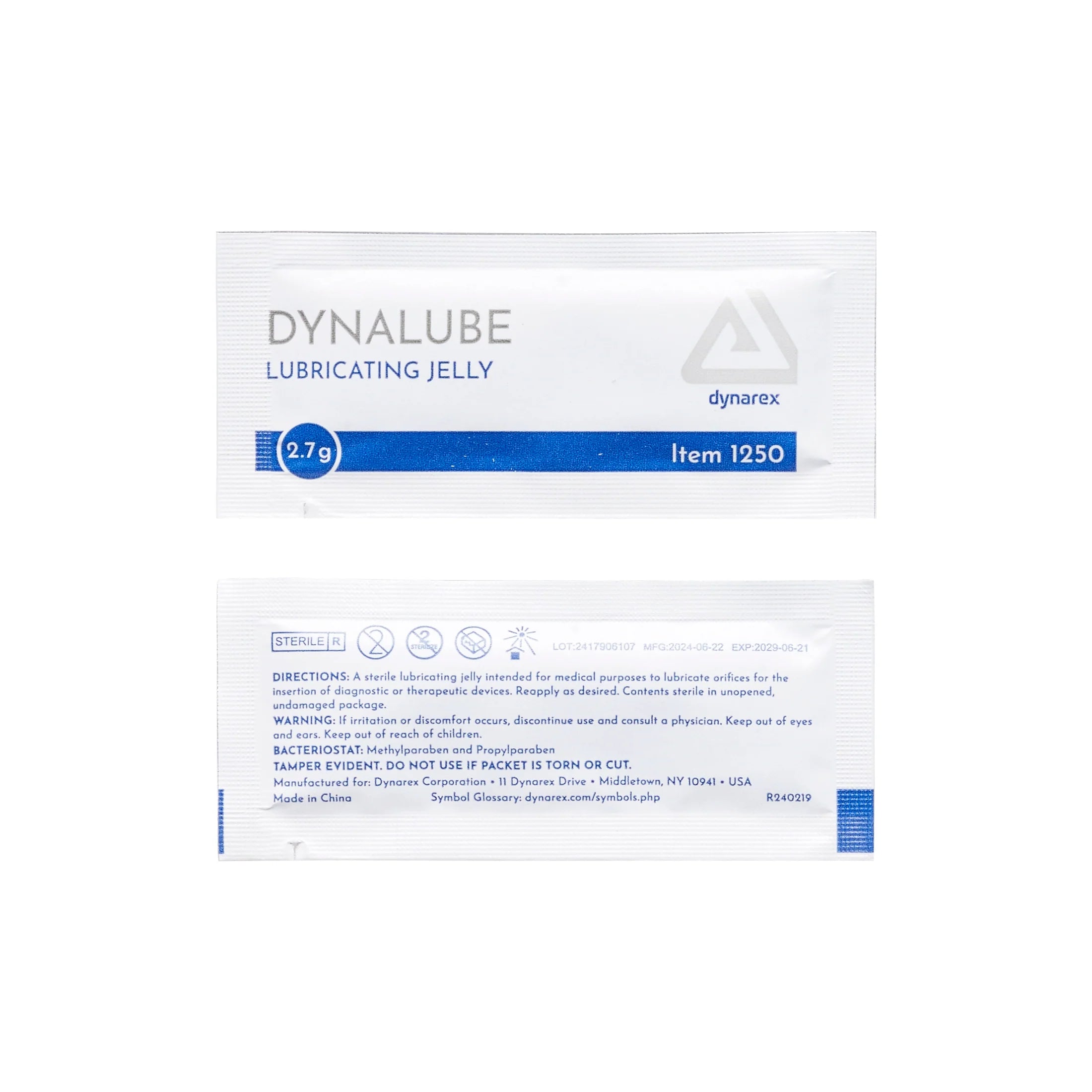 Dynalube 144 2.7g foil packets