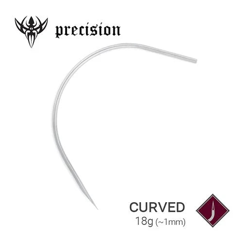Precision Curved Piercing Needle