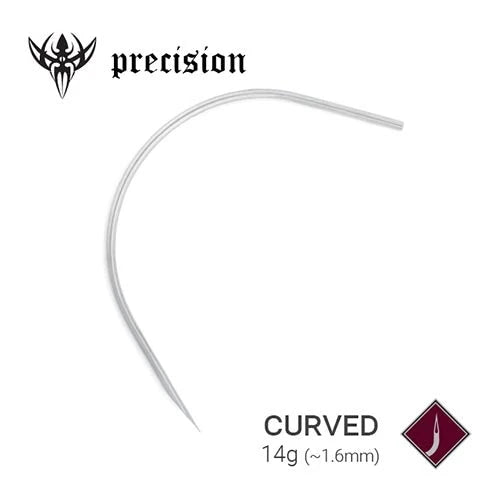 Precision Curved Piercing Needle