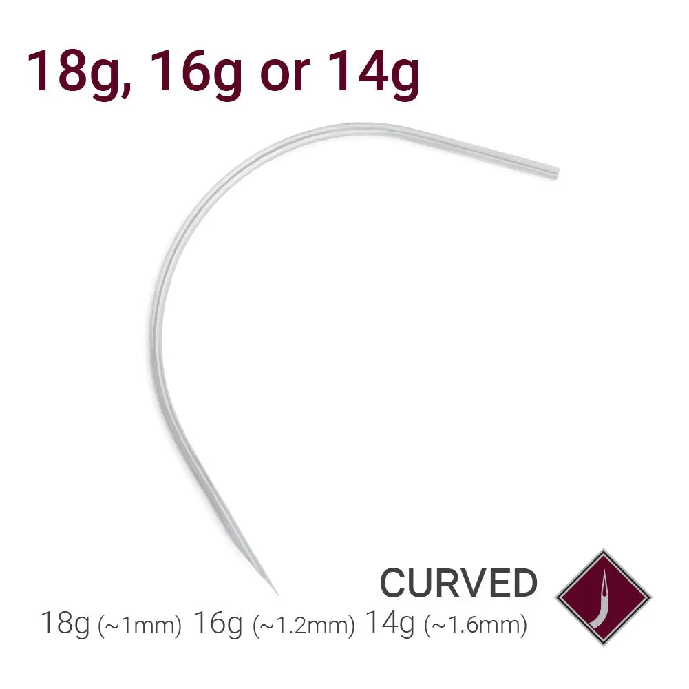 Precision Curved Piercing Needle