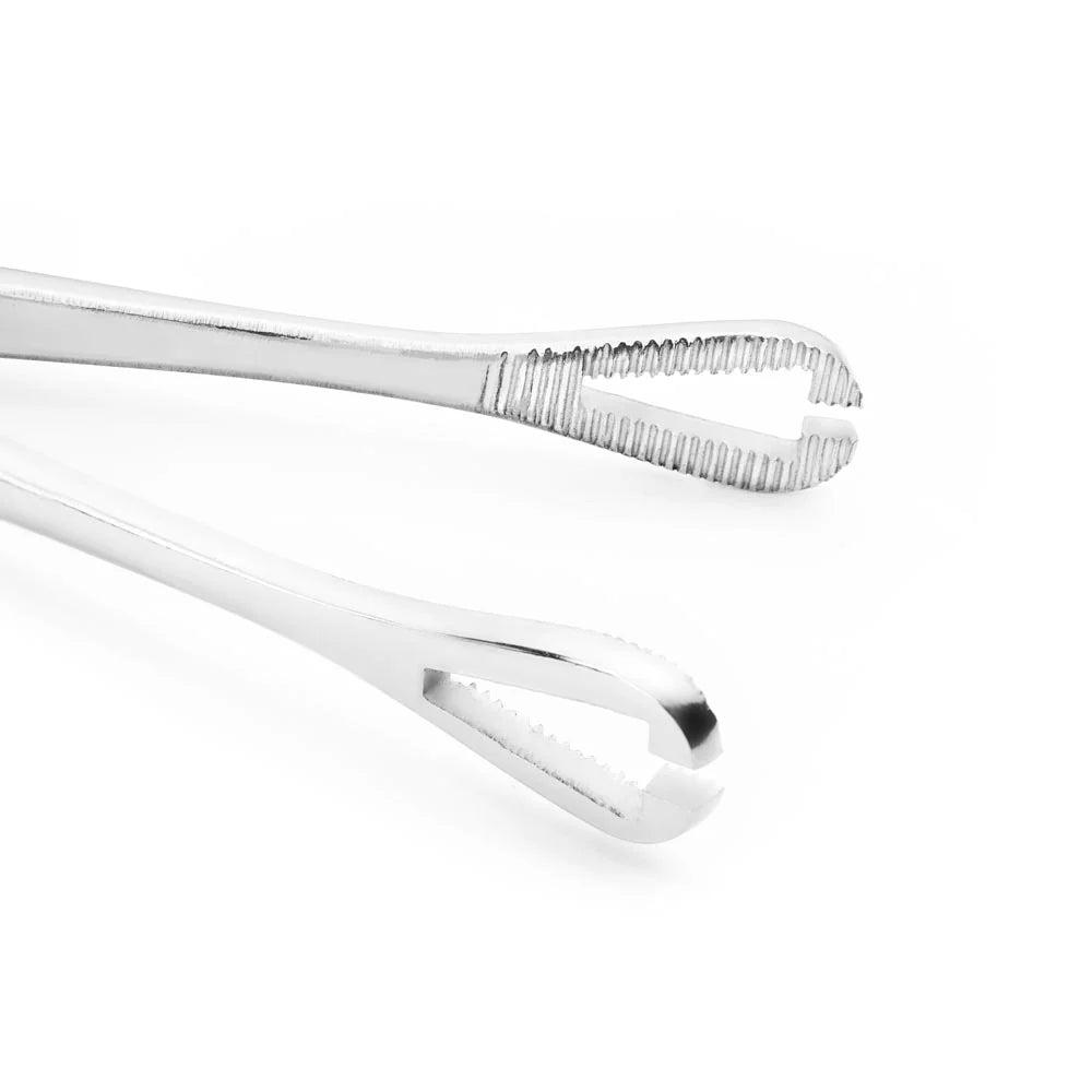 Slotted Steel Foreceps 6"